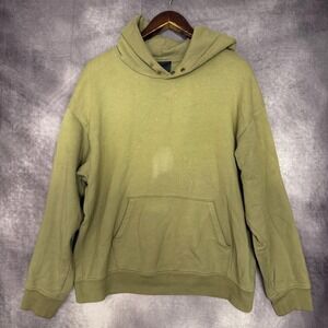 Fear of God Hoodie Mens XL Olive Seventh Collection FG7C Snap Neck